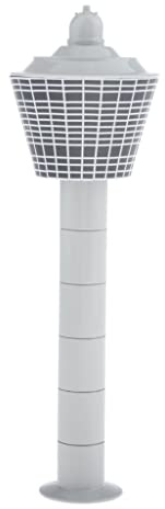 Juego de simulación de plástico a escala 1:400, torre de control de aeropuerto, modelo de escena