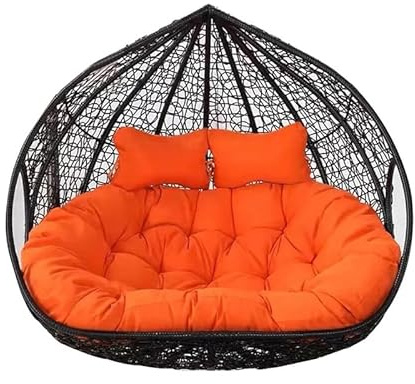 Generisch Hängesessel Kissen, Twin Sitzkissen Hängesessel 2 Personen, Ultra Dick Anti-Verformung Auflagen Polster für Schwingsessel, Outdoor Indoor HäNgesessel Polsterauflage