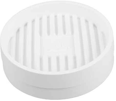 Veemoon 2pièces Soucoupe Drainage Plomberie Plastique Robuste Support Sécurisé Antidérapant pour Plongeur De WC Plateau De Séchage Rond pour Usage Salle De Bain Et Jardin Lot