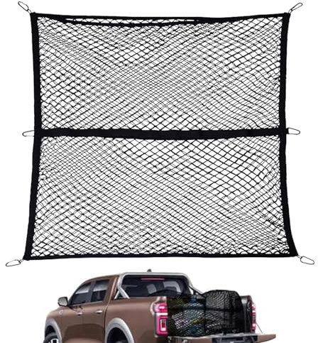 Rete di carico per pick-up, rete elastica per sicurezza del carico, robusta organizer per auto, per bagagliaio, trasporto, shopping, bagagli e viaggi
