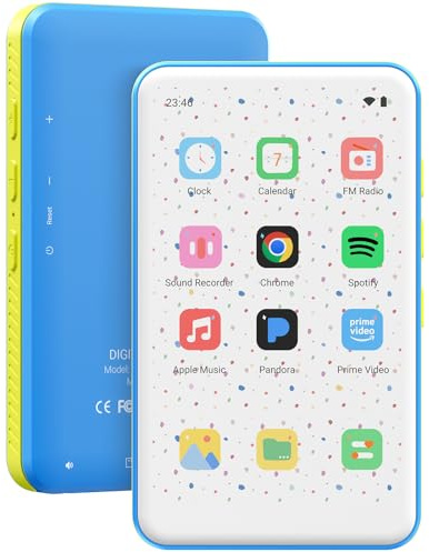 132GB MP3 Player with Bluetooth and WiFi, 4.0 Inch Touchscreen MP4 Players, Android MP3 Player with Spotify, Pandora, Deezer, Audible, App Store, HiFi Music Player with Speaker, expand up to 1TB