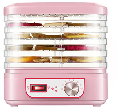 Deshidratador de alimentos con 5 bandejas, secador profesional para frutas, verduras y cecina