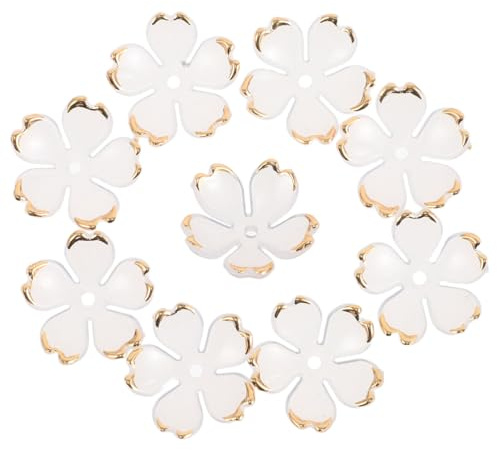 Ipetboom Charms la Creazione di Accessori per Chioma in Acrilico 100 Pezzi a Forma di Fiore di Ciliegio Bianco, Leggeri e Facili da Trasportare e Gioielli per Occasioni Speciali