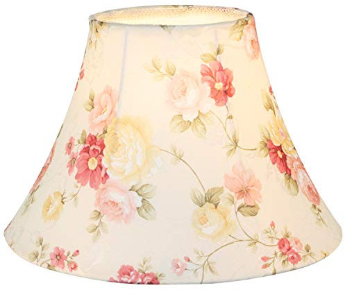 Eastlion 11.8 Retro Palace Anhänger Handgefertigte Anhänger E14/E27 Lampenschirm für Tischleuchten,Stehleuchten,Wandleuchten,15x30x21cm Floral