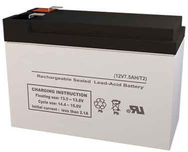 Opti-UPS 400XR Replacement Battery - 12 Volt 7 AH F2 Terminal by SigmasTek