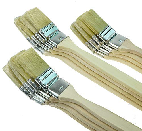 ROTIX-98116 | 12 X Heizkörperpinsel 35 mm | kräftige Polymix-Borste