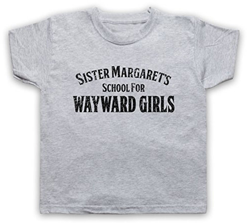 My Icon Art & Clothing Dead Sister Margaret's School for Wayward Girls Pool Superhero Film Kinder T-Shirt, Grau, 3-4 Jahren