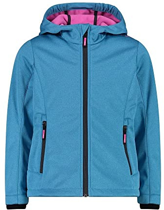 CMP, Kid Gjacket Fix Hood, Girl, Turchese Mel., 128