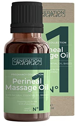 Generation Mama Perineal Massage Oil - 100% Natural - Made in The UK - Perineum Oil for Use in Pregnancy Labour Preparation - Prevent Tears During Childbirth and Episiotomy - Pre-Birth Essentials