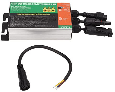 BuyWeek 300W Wechselrichter, MPPT Solar Grid Tie Inverter IP55 Wasserdichter Micro Wechselrichter Reiner Sinus-Mikro-Inverter 230V