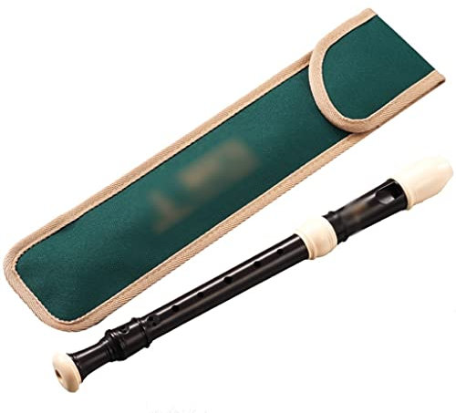 Blockflöte Altblockflöte Für Studentischen Musikunterricht, 8-Loch Britische Barockblockflöte, Sopranblockflöten Für Konzertauftritte, Flöteninstrument Mit Aufbewahrungstasche (Color : Baroque, S :