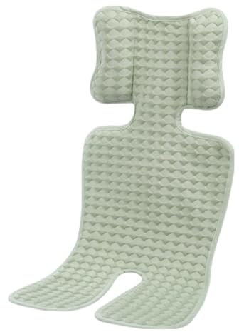 Chaies Cojín de asiento de bebé de verano antisudor para cochecito, portabebés y asiento de coche para bebés y niños, alfombrilla para asiento de niños, transpirable, cojín de asiento para niños