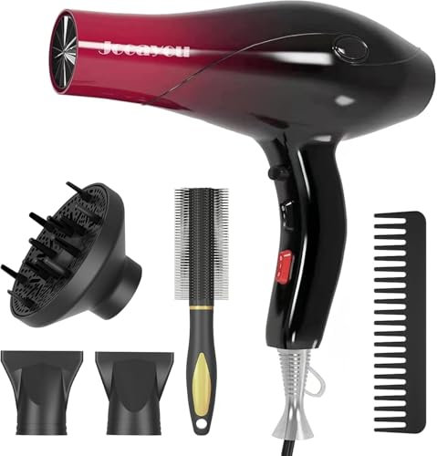 Jooayou Hair Dryer, 3000W Professional Ionic Hairdryers with Diffuser for Women Men Kids, Powerful Blow Dryer with 3 Heat 2 Speed and Cool Button for Home Travel Salon Use