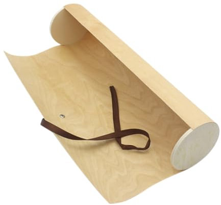 Garneck Box Zylindrische Box Holzkissen Teeaufbewahrung Urnen Bernsteinfänger Holzkissen Koreanisches Hirsekissen Bambusboote Für Vorspeisen Teetruhe Organizer Verpackung Beige