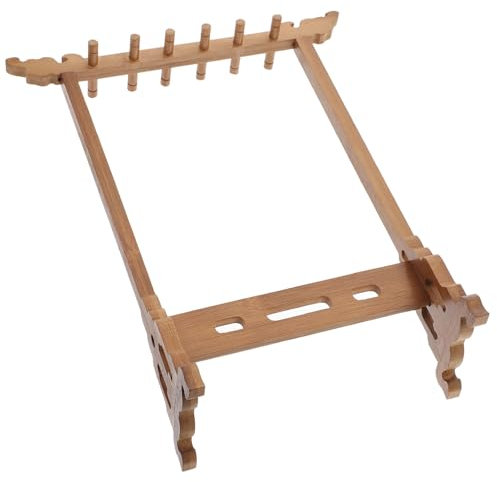 Gadpiparty Retro Holz Pinselhalter Pinselaufhänger Kalligrafie Pinselständer Für Schreibtisch Dekoration Langlebiges Pinselhalter Gestell Zur Praktischen Aufbewahrung Chinesischer Schreibpins