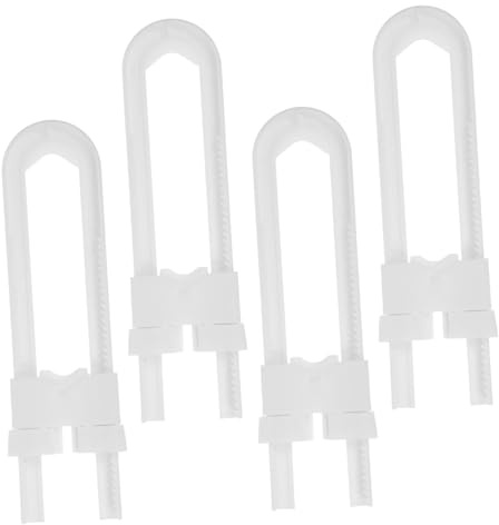 Mipcase 4 Piezas Cerraduras de Seguridad para Gabinetes Forma Cerradura para Puertas para Bebés Uso Cocina