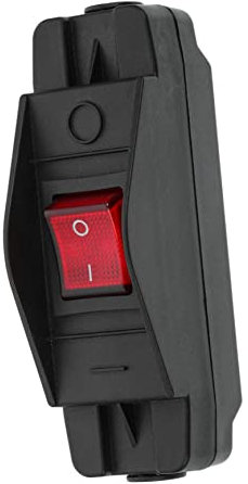 UKCOCO Interruttore off Elettrico a Cavo Lampada Sostituzione Kit Riparazione Interruttore off Plastica Abs Contatti Doppio Filo Clip Fissaggio Isolamento Cablaggio Pratico