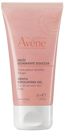 AVÈNE Les Essentiels - Mildes Peeling-Gel - Beruhigt und reinigt - Entfernt abgestorbene Zellen und Unreinheiten - Zellulose-Mikroperlen, Jojobawachs und Avène Thermalwasser - Alle Hauttypen - 75 ml