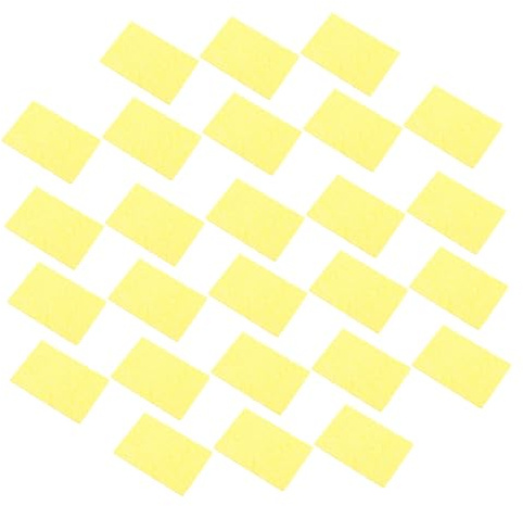 GALPADA 50pcs Soldering Iron Cleaning Sponge Iron Tip Cleaner High Temperature Resistant for Welding Cleaning Pads Solder Sponge