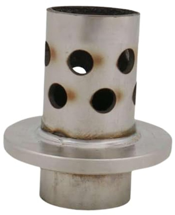 Strumento di fusione perforata in acciaio inossidabile per la creazione di gioielli sottovuoto per fonderie artigianali in metallo, 3 x 5 cm