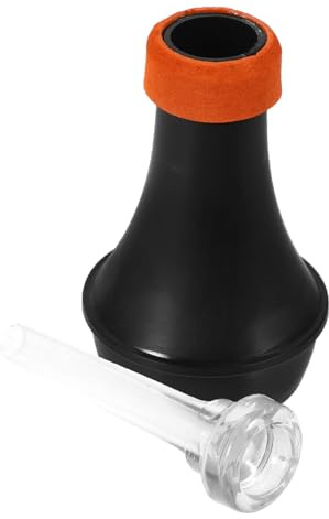 Toyvian Sordina Ligera de Abs para Trompeta con Boquilla Transparente, Accesorio de Práctica para Músicos, Set Mini Silenciador para Reducción de Ruido y Mejor Rendimiento