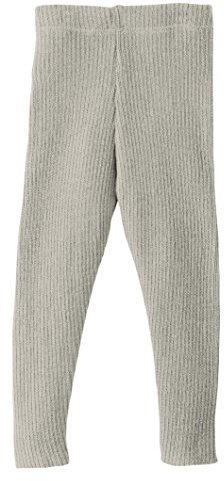Disana 33209XX - Strick-Leggings Wolle, grau, 86/92