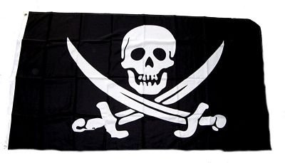 Flagge / Fahne Pirat mit Säbel 90 x 150 cm Flaggen