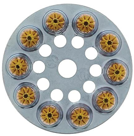 SPIT High Strength 6.3/10 Calibre Disc Box with 100 cartridges. Red.