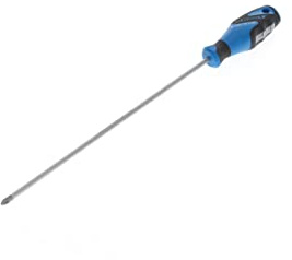 GEDORE Tournevis cruciforme PZ2, Tournevis, manche à 3 composants, Longueur 410 mm, Outil, 2160 PZ 2-300, Acier