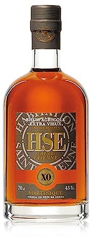 HSE Rhum vieux agricole Grande Réserve XO 43° 70cl Avec Etui.