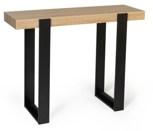 IDMarket - Console Phoenix Bois et Noir