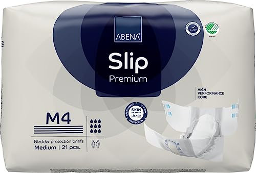 Pañales Adulto Abena Slip Premium M4 talla M (Pack 4 x 21UN)