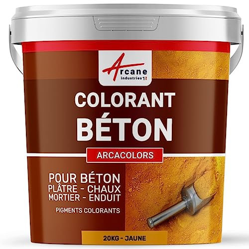 Zementfarbstoff für Putz, Mörtel und Zement - ARCACOLORS Gelb - 20 kg