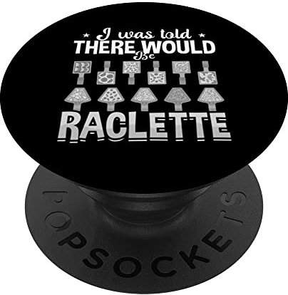 Raclette Cheese Grill Machine Dinner Fondue Recipes PopSockets Swappable PopGrip