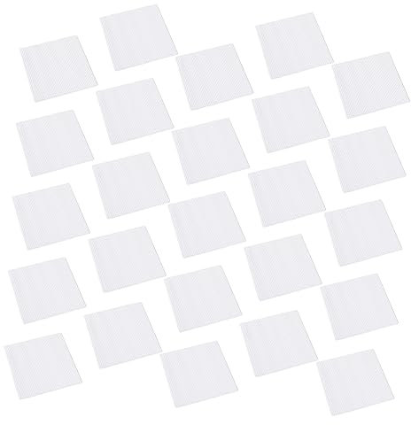 Mikinona Lebensmittelblätter zum Backen 25 Stück quadratisch ölabsorbierendes Papier Grillpapiermatte praktisch für den Heimgebrauch bei Partys
