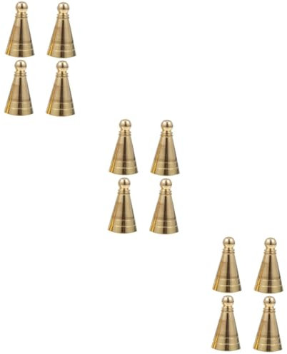 KITANDOVE 12 STK Räucherform Turm Aus Messing Räucherkegel Selber Machen Drachen-weihrauchbrenner Vanille Weihrauch Räucherzubehör Selber Machen Räucherstäbchenhalter Golden Kupfer