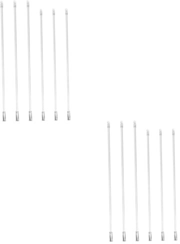 VOSAREA 12pcs Blind Wands for Vertical Blinds Accessories Easy Install No Drilling