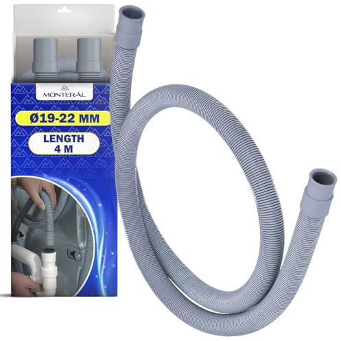Ablaufschlauch Spülmaschine Universal 4m Ø19-22mm - MADE IN ITALY | Garantie 10 Jahre - MONTERAL