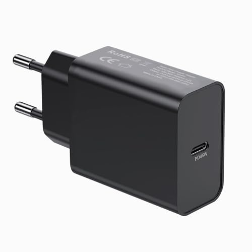 45W Chargeur Secteur pour Samsung Galaxy S25 Ultra/S25 Plus/S24 FE/S23 Ultra/S21 S20/S23,A56 5G A55 A54 A25 A53 A33 A34 A36 A26/Z Fold 5 6 7 iPhone 16 17/iPhone Air Charge Rapide USB C Adapteur Prise