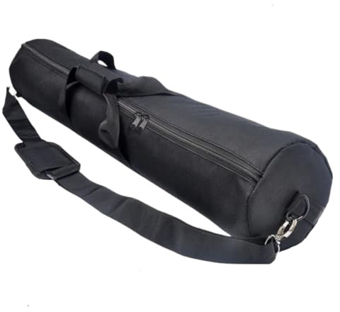 DUNSBY Stativväska 60–120 cm stativ väska resa bärförvaring för mikrofon fotograferingsfäste bärbar vattentät Oxfordtyg stativväska, En färg, Black-B