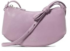 kate spade new york Women's Loop Glazed Leather Crossbody, Market Purple, One Size