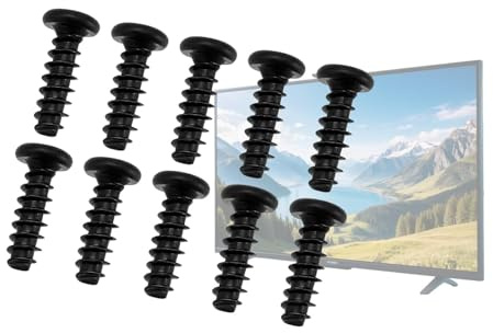 Ztolbriy 10 Stück M4xL12 Schrauben Set Ersatzschrauben für TV-Ständer – Kompatibel mit Samsung, TV-Basis & Führungsständer