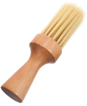 VICASKY Bartbürste für Komfortables Styling mit Weichen Borsten und Holzgriff für Männer mit Angenehmen Fasern Leichte Reise Bartpflegebürste und Reinigung