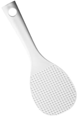 GARVALON Cucchiaio per Riso Resistente al Calore con Spatola Antiaderente e Design Ergonomico Utile per Zuppe e Porridge Cucchiaio da Cucina Familiare Facile da Pulire e Appendiabile