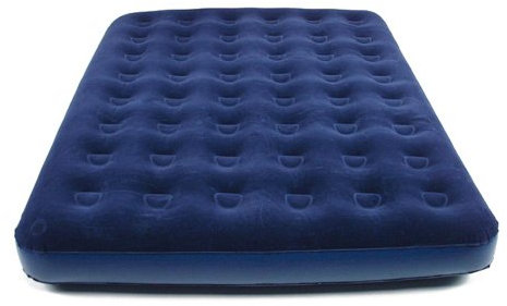 Wehncke Velours-Luftbett Royal-Blue 203 x 152 cm
