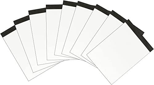 Landré Notizblock A7 blanko ohne Deckblatt, 50 Blatt, 10 Stück