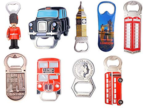 Superbe assortiment de 9 décapsuleurs aimantés pour réfrigérateur - SHOPONICA