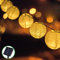 Guirnaldas de Luces Solar LED 30 Farolillos 5.5 m,Bawoo Resistente al Agua IP65,Decoración Exterior y Interior para Fiesta/Boda/Ceremonia/Jardín/Casa (Multicolor) (Blanco)