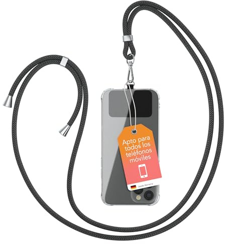 EAZY CASE - Handykette Universal [KOMPATIBEL MIT JEDEM Handy] - Handyband & Schnur zum Umhängen - Handyhülle mit Kette - Handy Umhängeband - Phone Strap Schnur - Lanyard Handy Kordel - Phone Chain