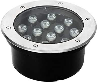 KEKSIS Foco LED Empotrable En El Suelo, Lámparas Empotrables para Exteriores AC85-265V Iluminación De Pasarela, IP66 Impermeable para Jardín, Terraza De Camino, Iluminación Exterior (Color : White,